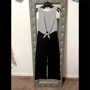 Girls Black/White Jumper